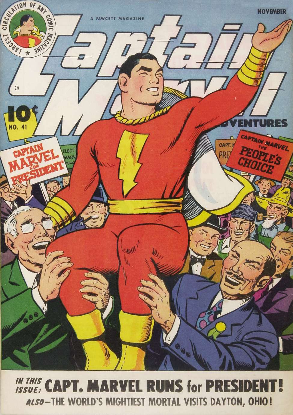 Book Cover For Captain Marvel Adventures 41