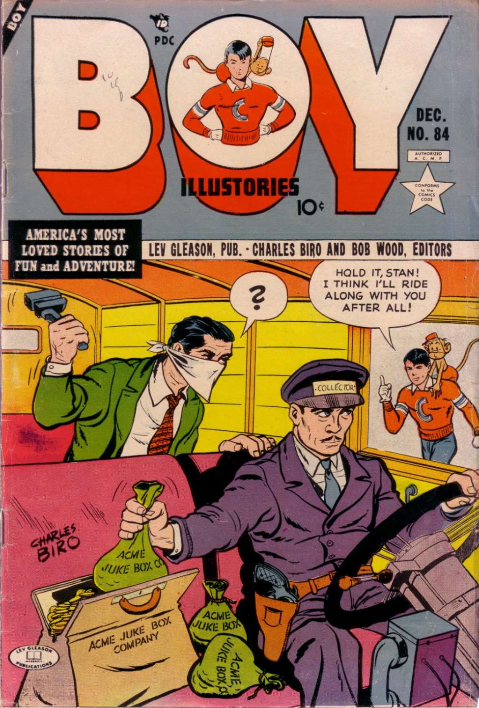Comic Book Cover For Boy Comics 84