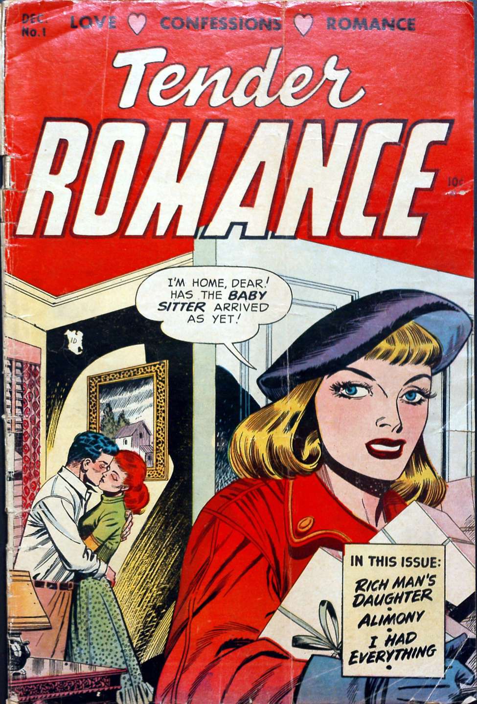 Comic Book Cover For Tender Romance 1