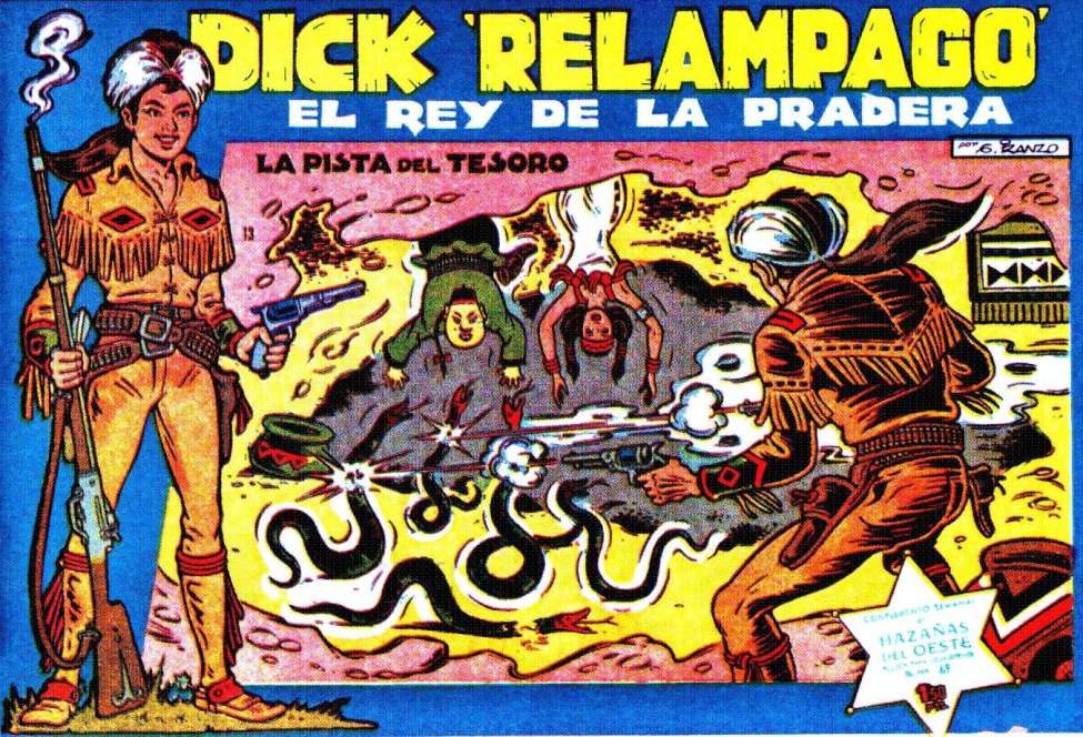 Comic Book Cover For Dick Relampago