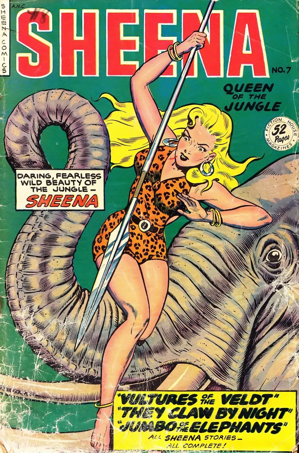 Book Cover For Sheena, Queen of the Jungle 7