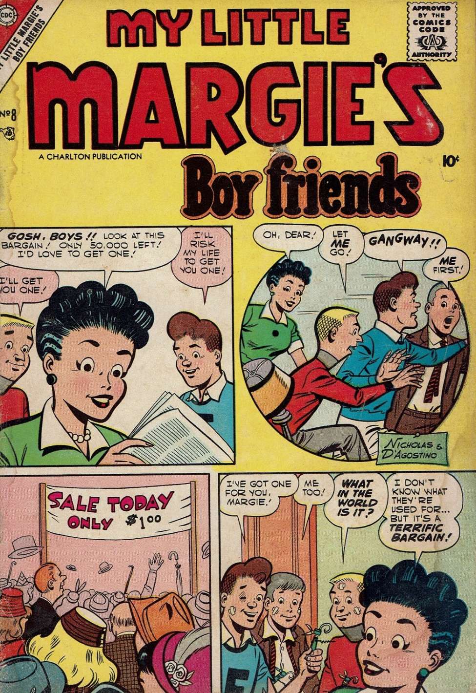 Comic Book Cover For My Little Margie's Boyfriends 8