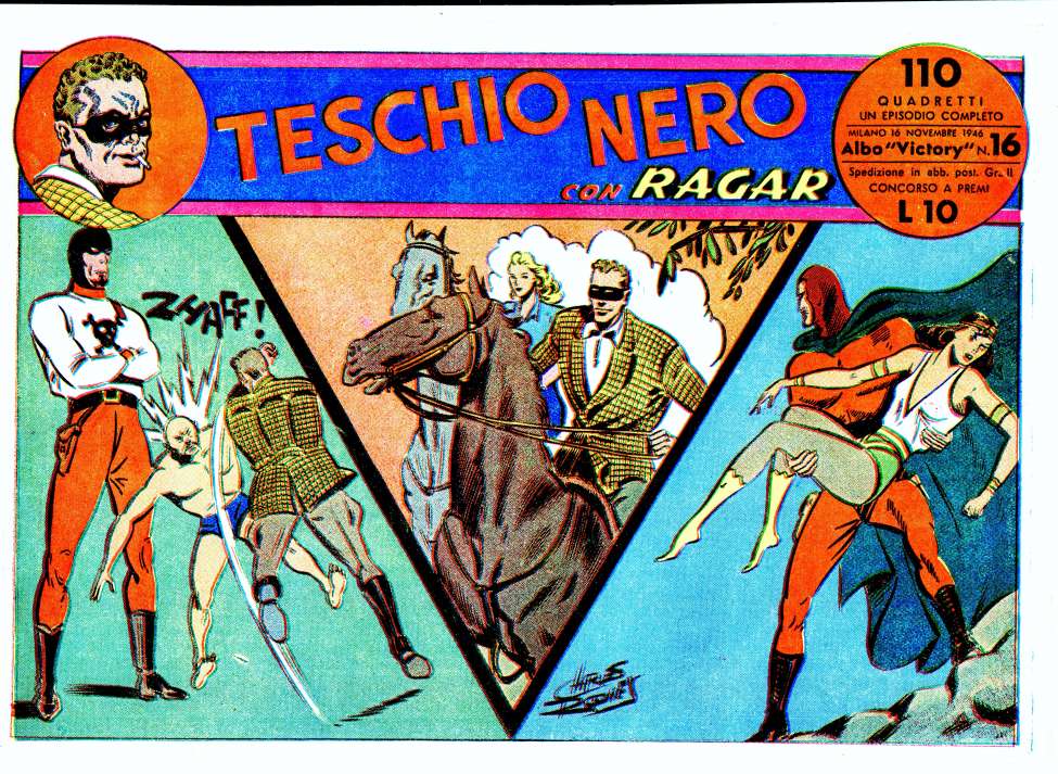 Comic Book Cover For Ragar 16 - Teschio Nero