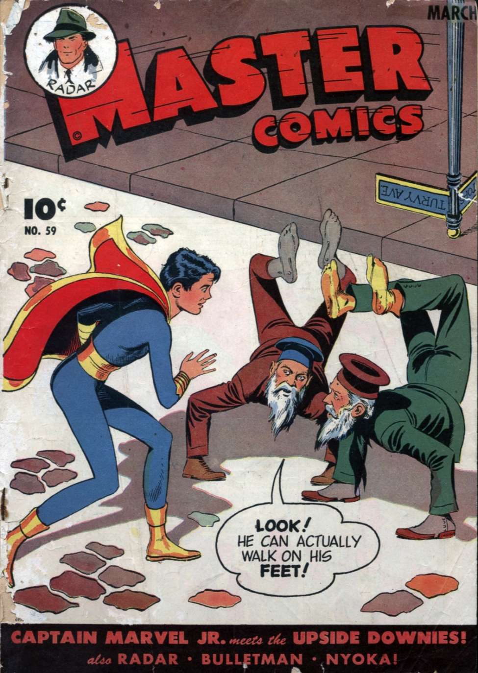 Comic Book Cover For Master Comics 59