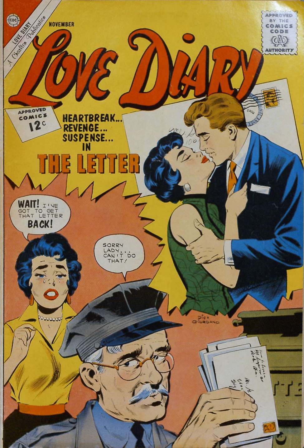 Comic Book Cover For Love Diary 24