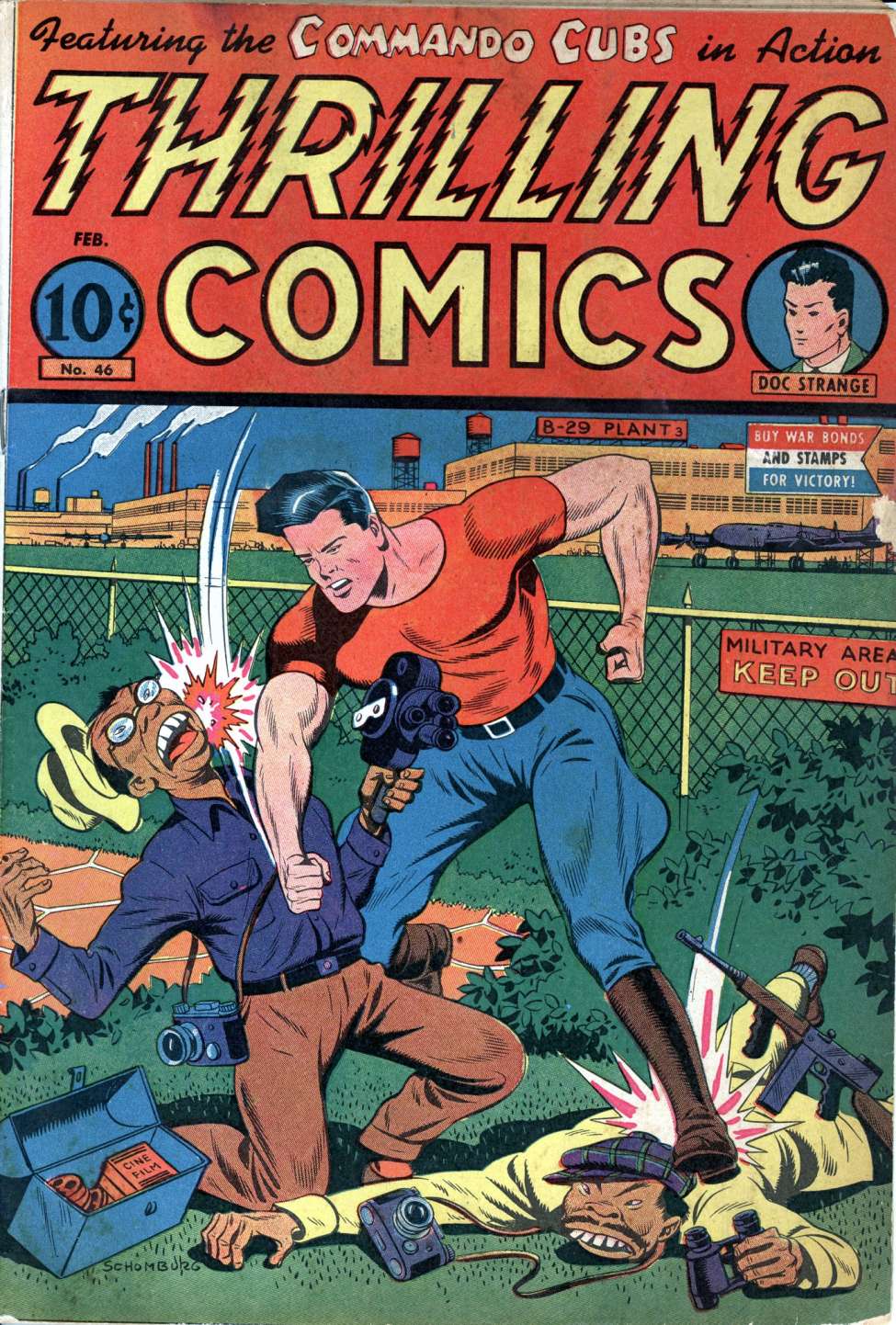 Book Cover For Thrilling Comics 46 (alt) - Version 2