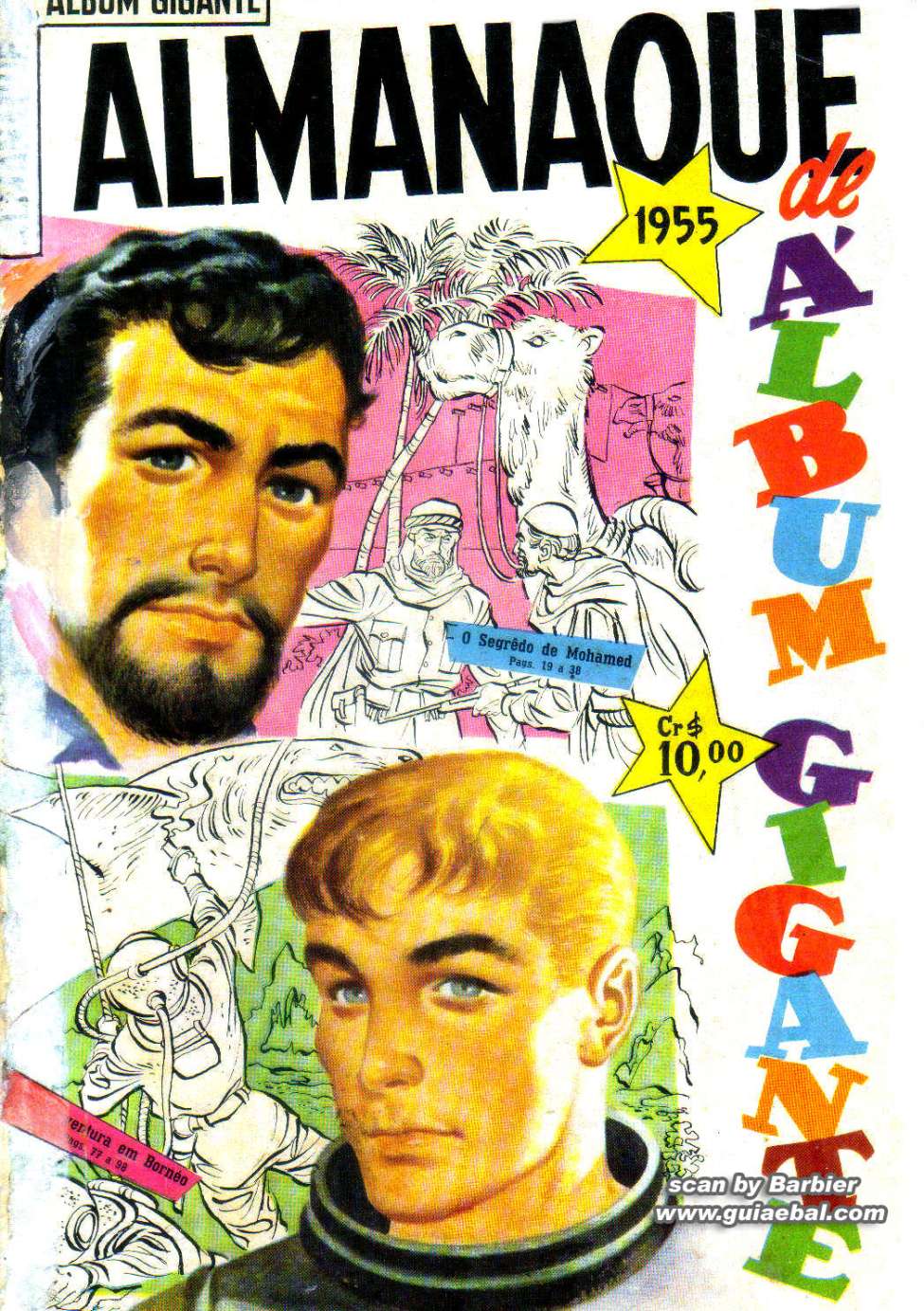 Book Cover For Almanaque Album Gigante 1955 - A Caravana do Oeste