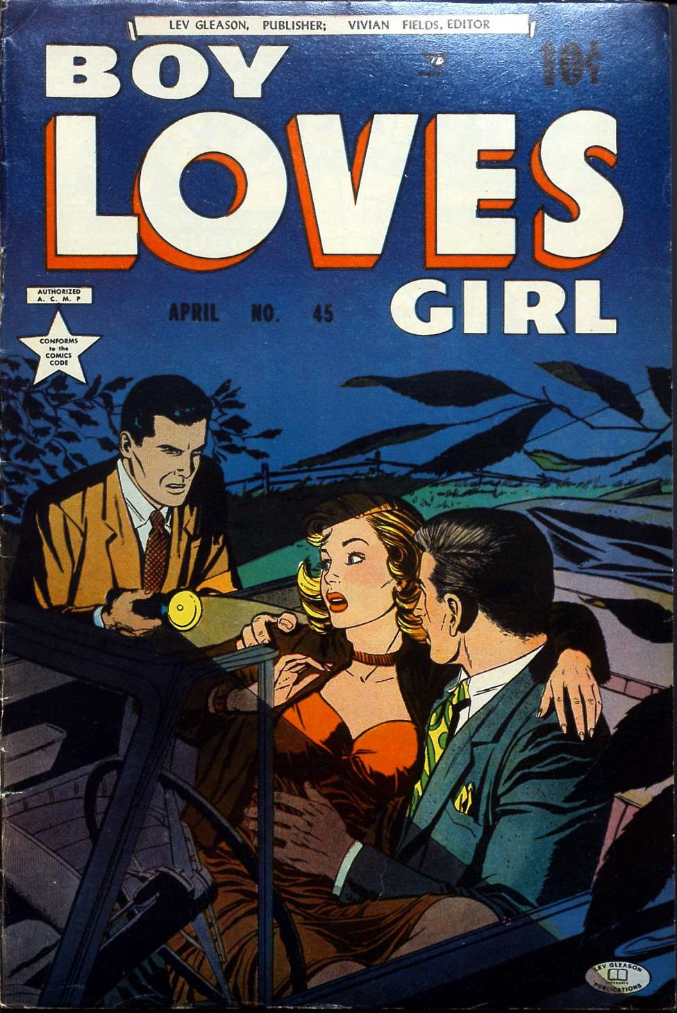 Comic Book Cover For Boy Loves Girl 45