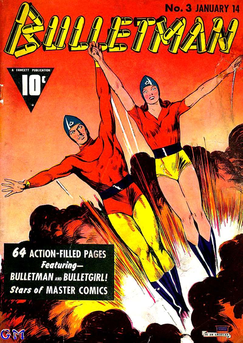 Comic Book Cover For Bulletman 3