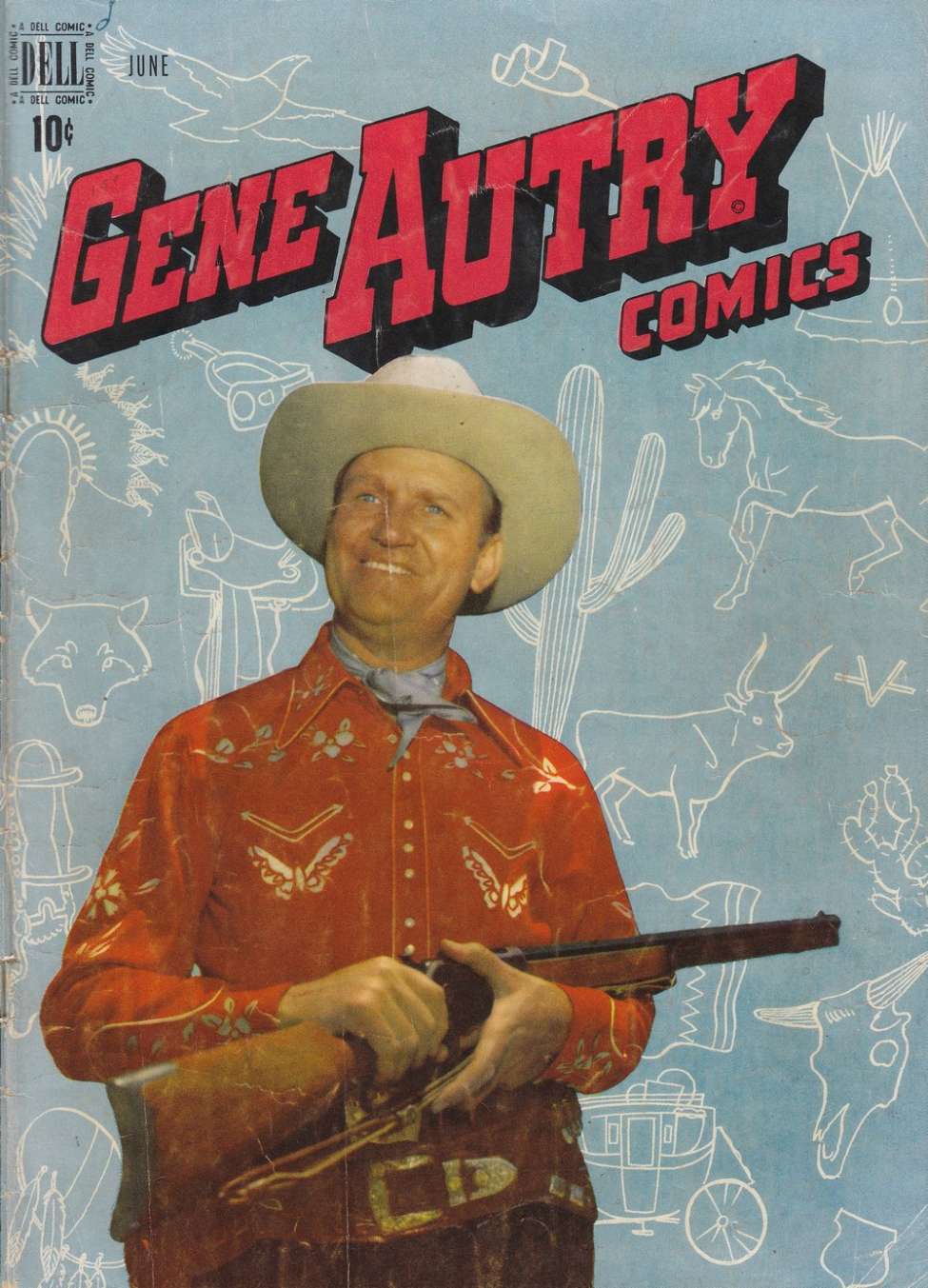 Comic Book Cover For Gene Autry Comics 28