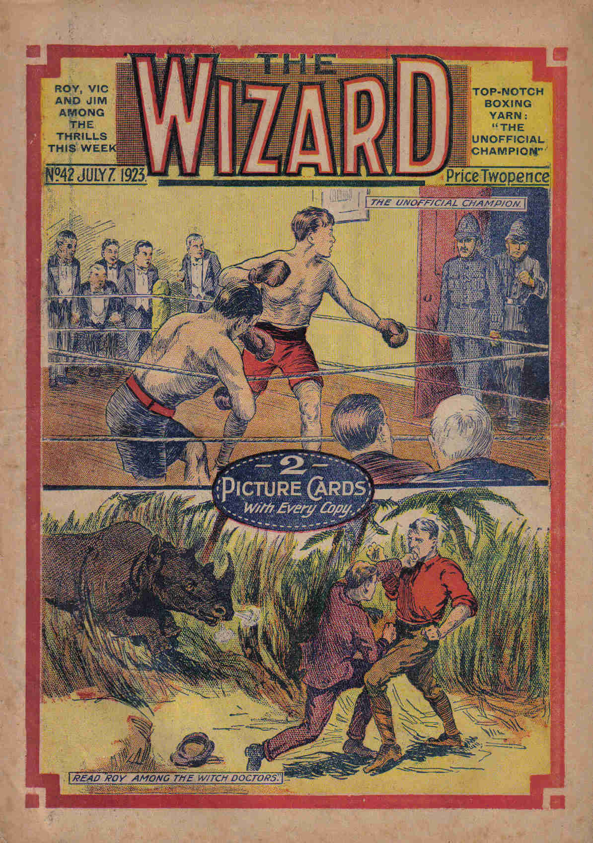 Comic Book Cover For The Wizard 42