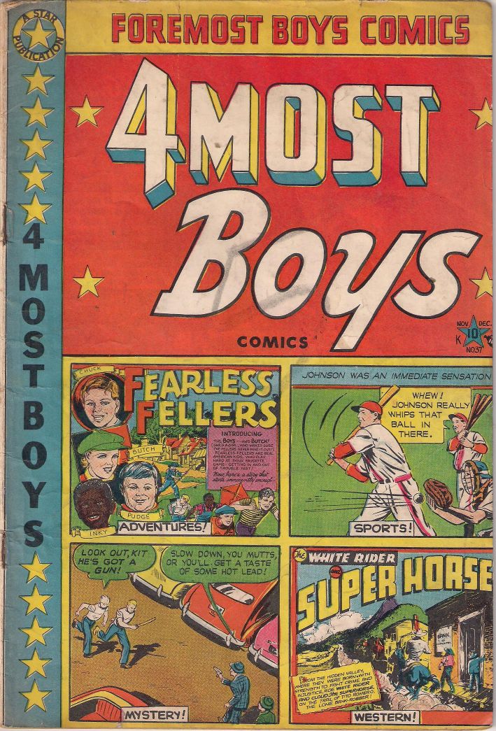 Comic Book Cover For 4Most Boys Comics 37