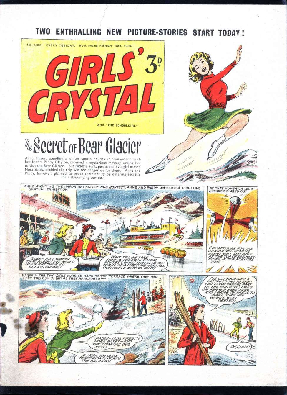 Comic Book Cover For Girls' Crystal 1061