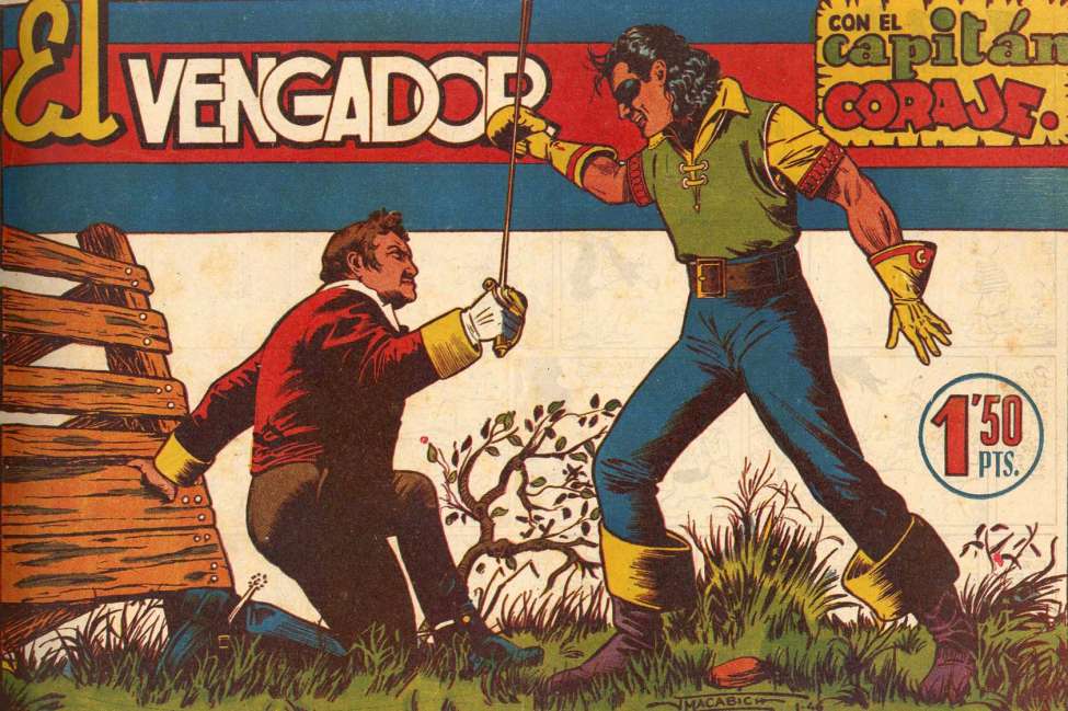 Comic Book Cover For El Capitán Coraje 1 - El Vengador