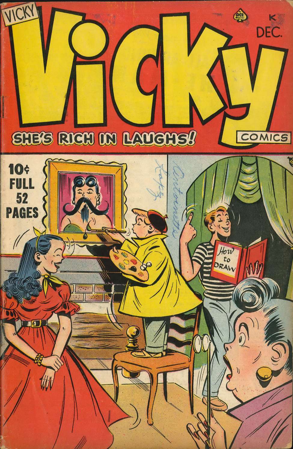Comic Book Cover For Vicky 2