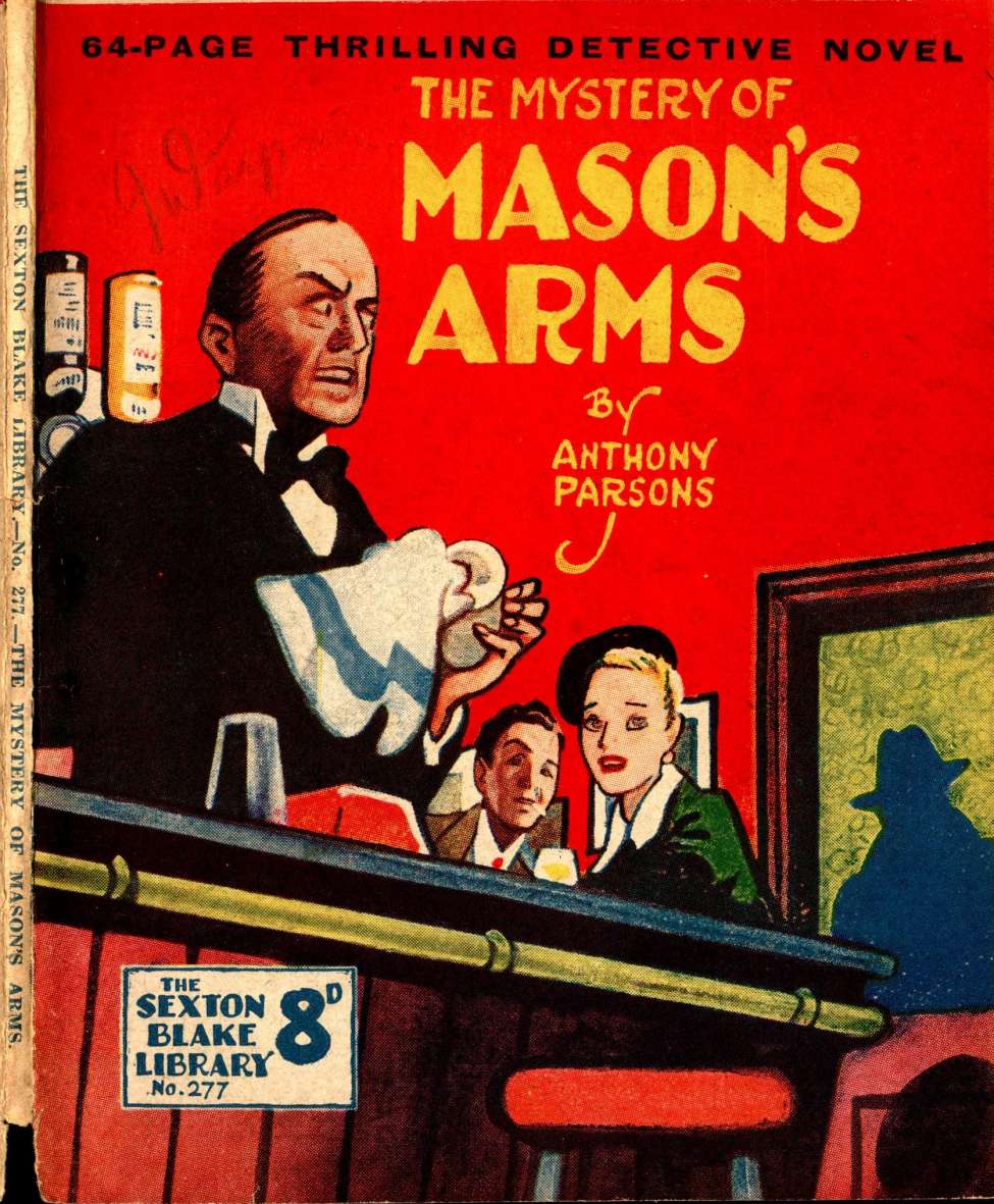 Book Cover For Sexton Blake Library S3 277 - The Mystery of the Mason's Arms