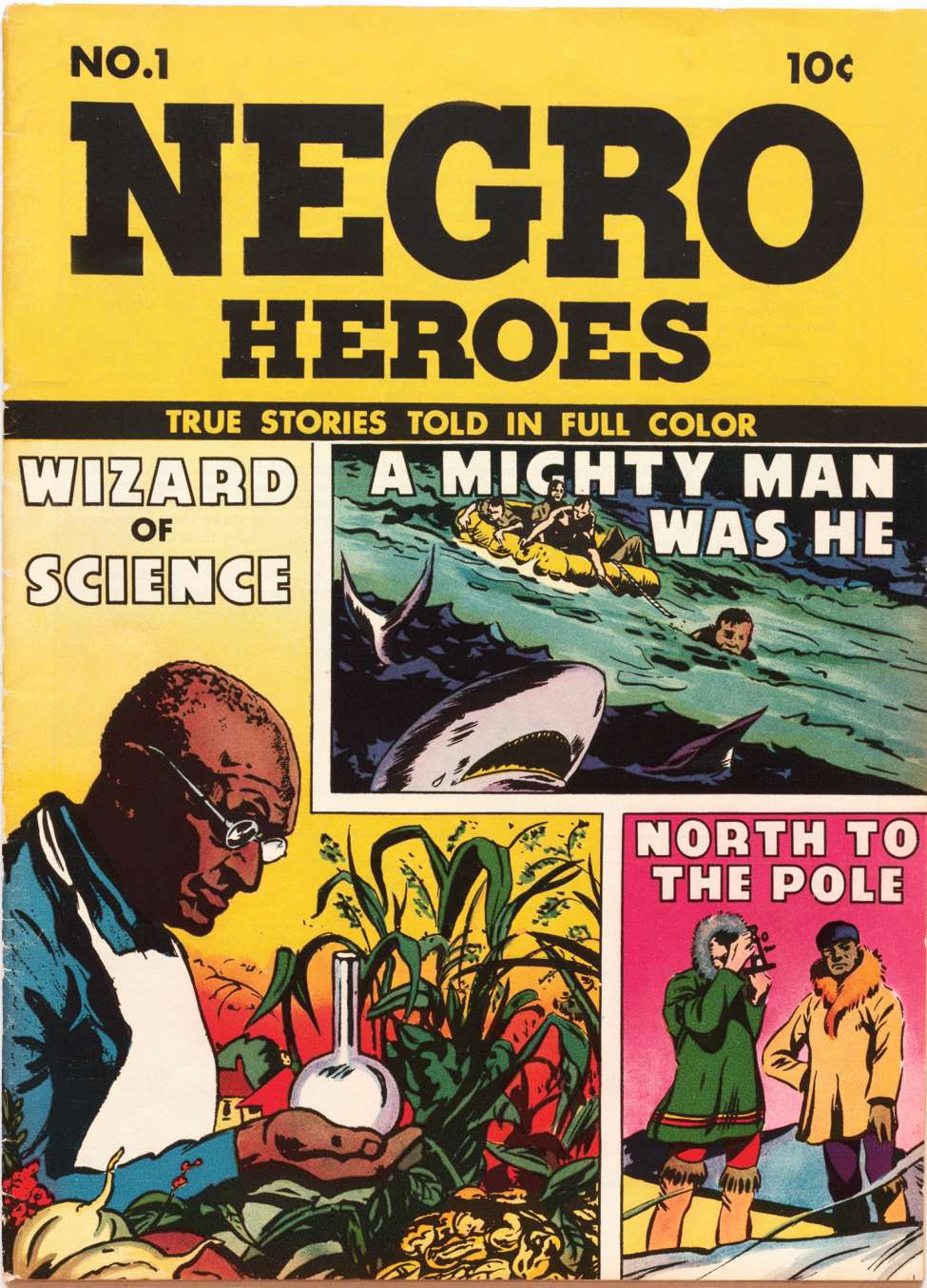 Book Cover For Negro Heroes 1