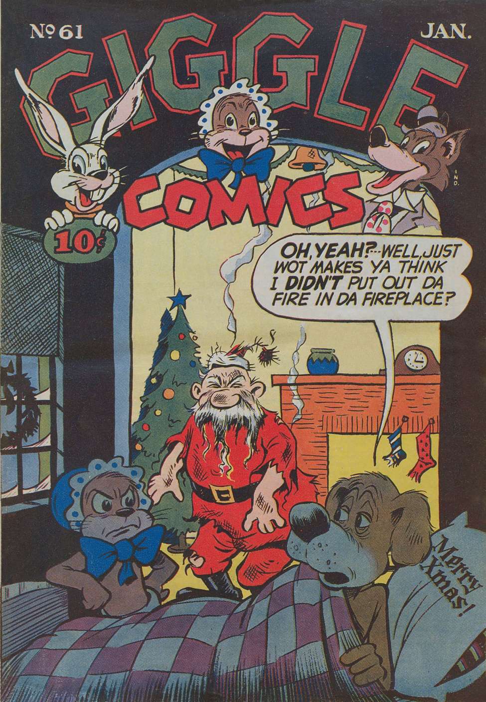 Comic Book Cover For Giggle Comics 61