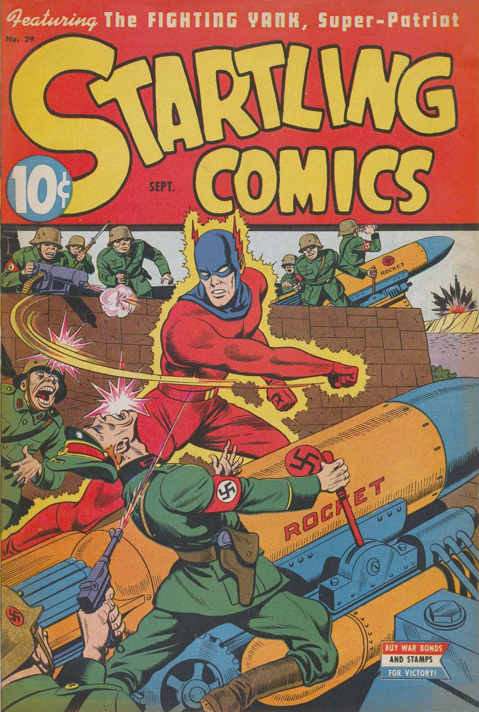 Comic Book Cover For Startling Comics 29