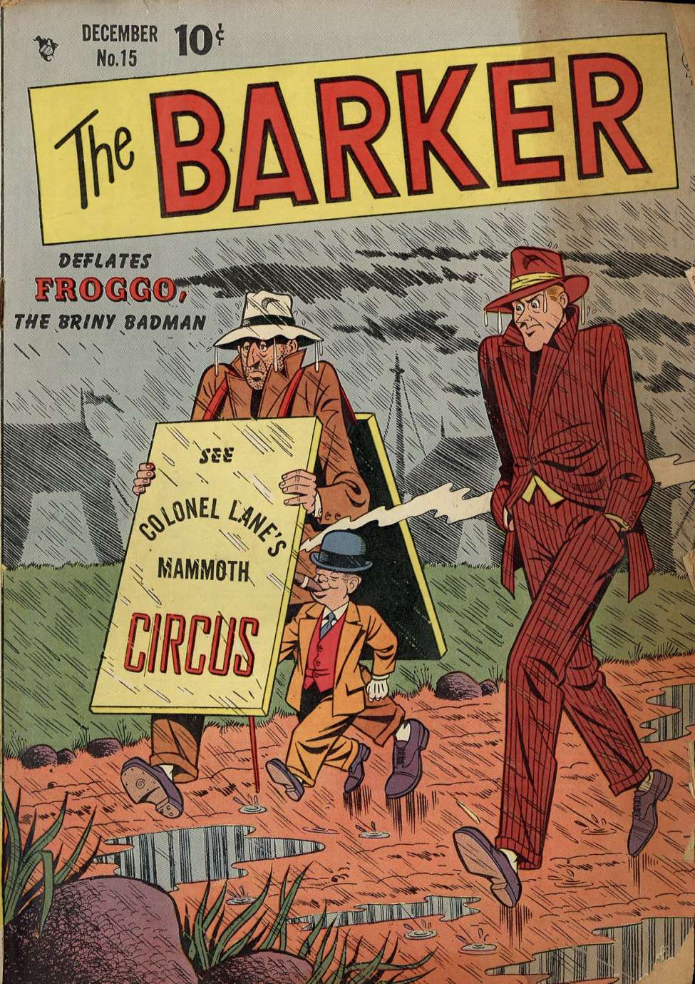 Comic Book Cover For The Barker 15