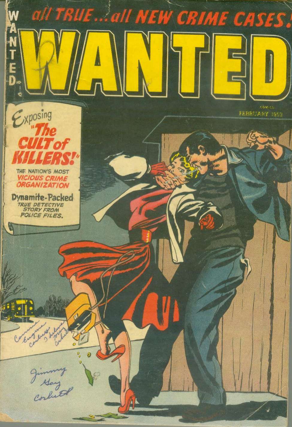 Comic Book Cover For Wanted Comics 52
