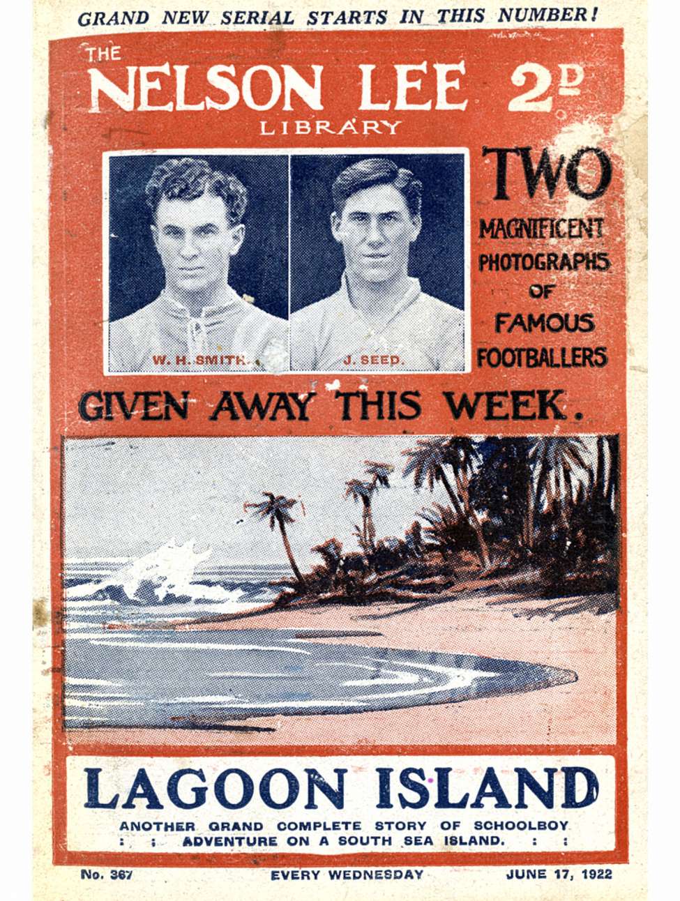 Book Cover For Nelson Lee Library s1 367 - Lagoon Island