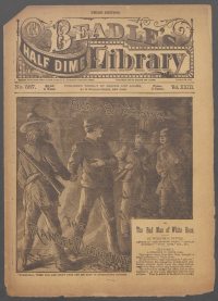 Large Thumbnail For Beadle's Half Dime Library 587 - Old Bombshell, the Ranger Detective