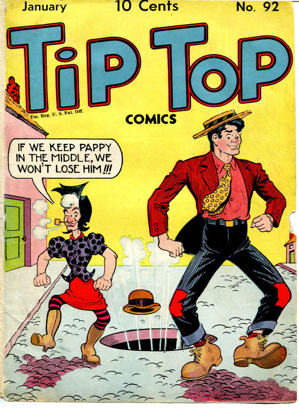 Comic Book Cover For Tip Top Comics 92