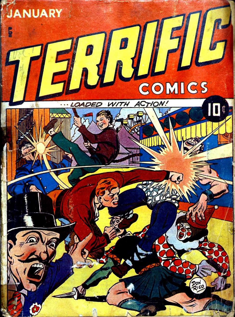 Comic Book Cover For Terrific Comics 1
