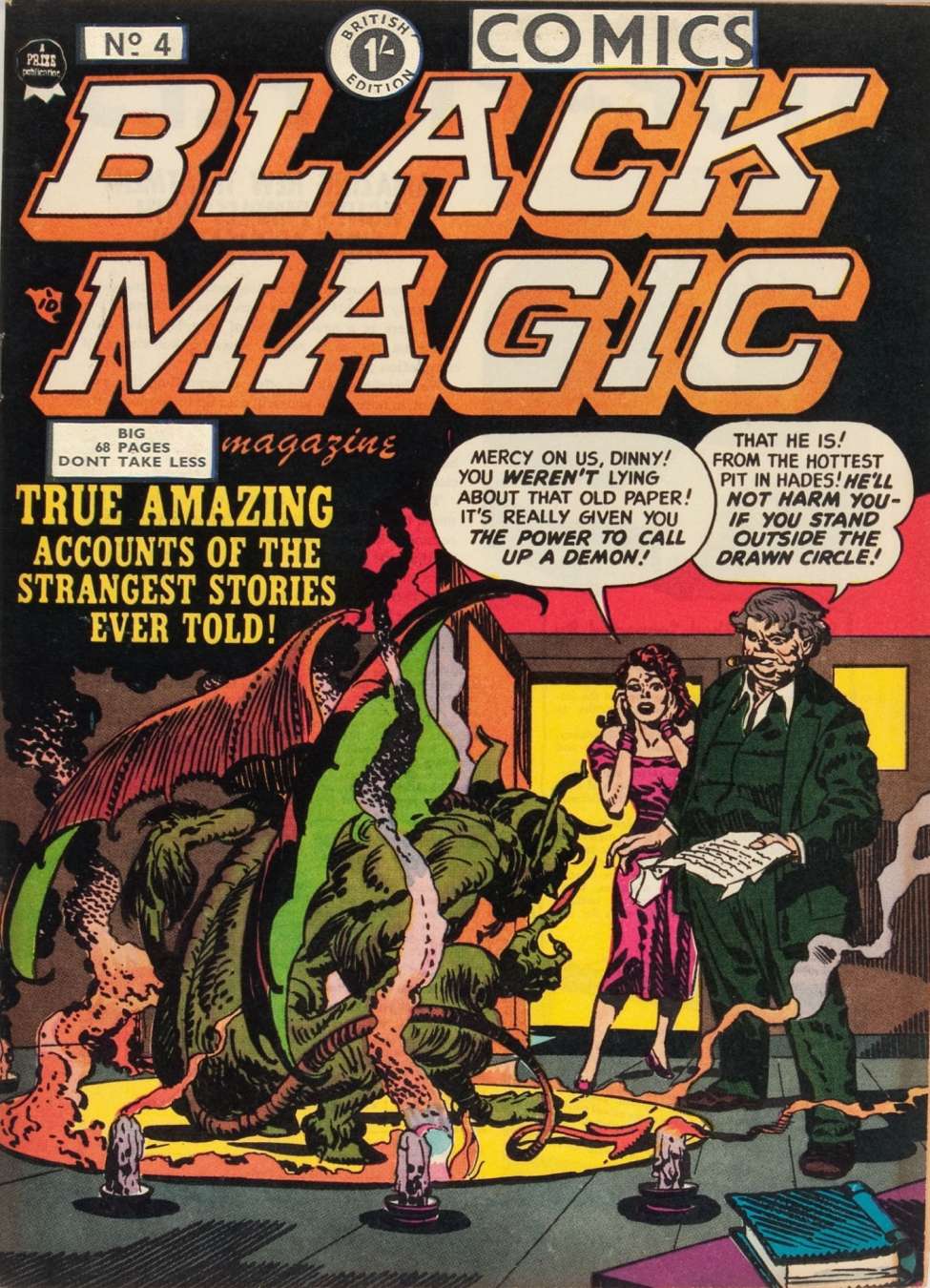 Comic Book Cover For Black Magic 4