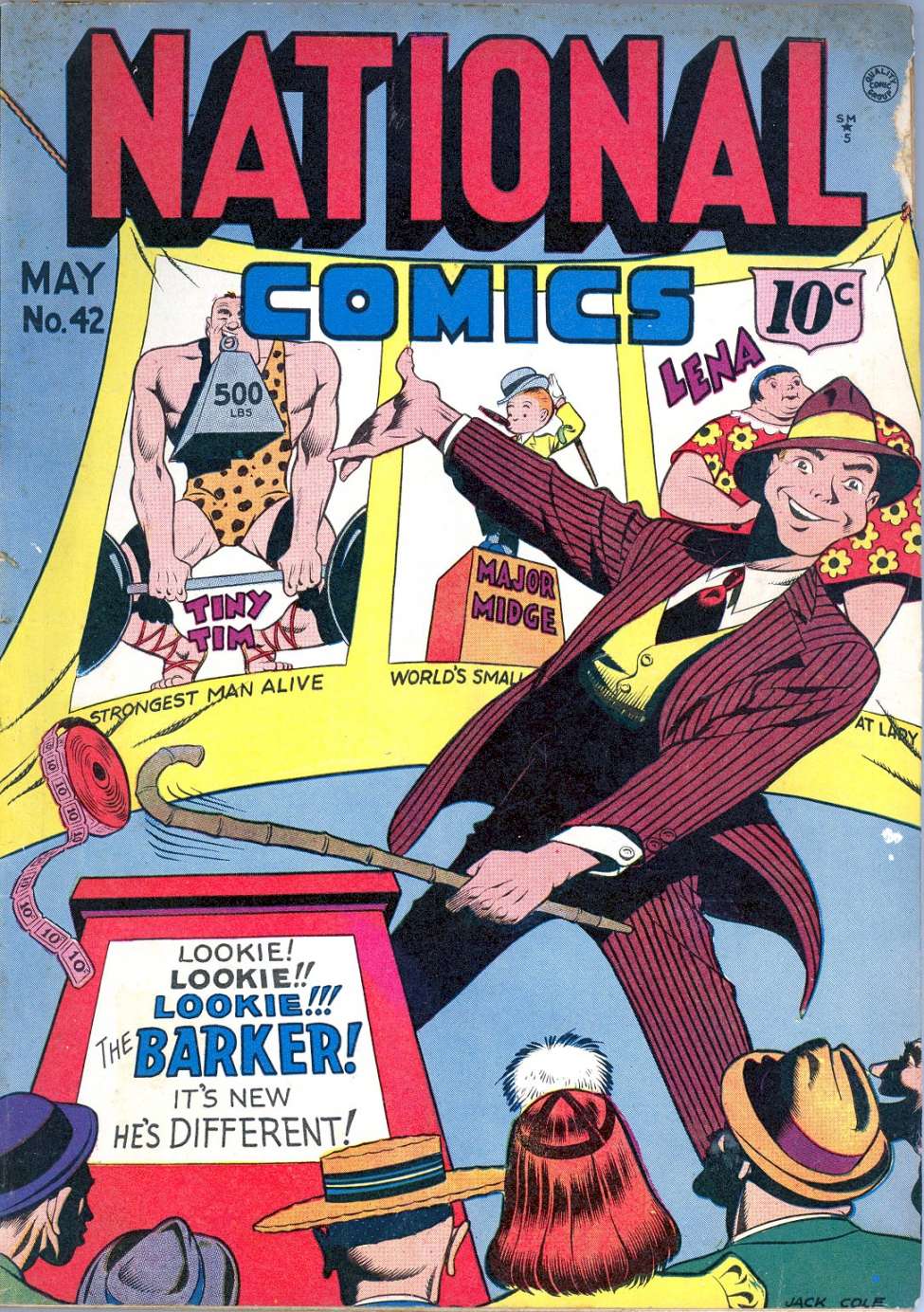 Comic Book Cover For National Comics 42