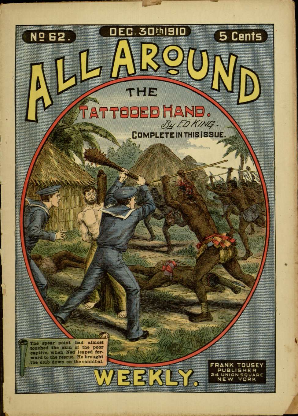 Book Cover For All Around Weekly 62 - The Tattooed Hand