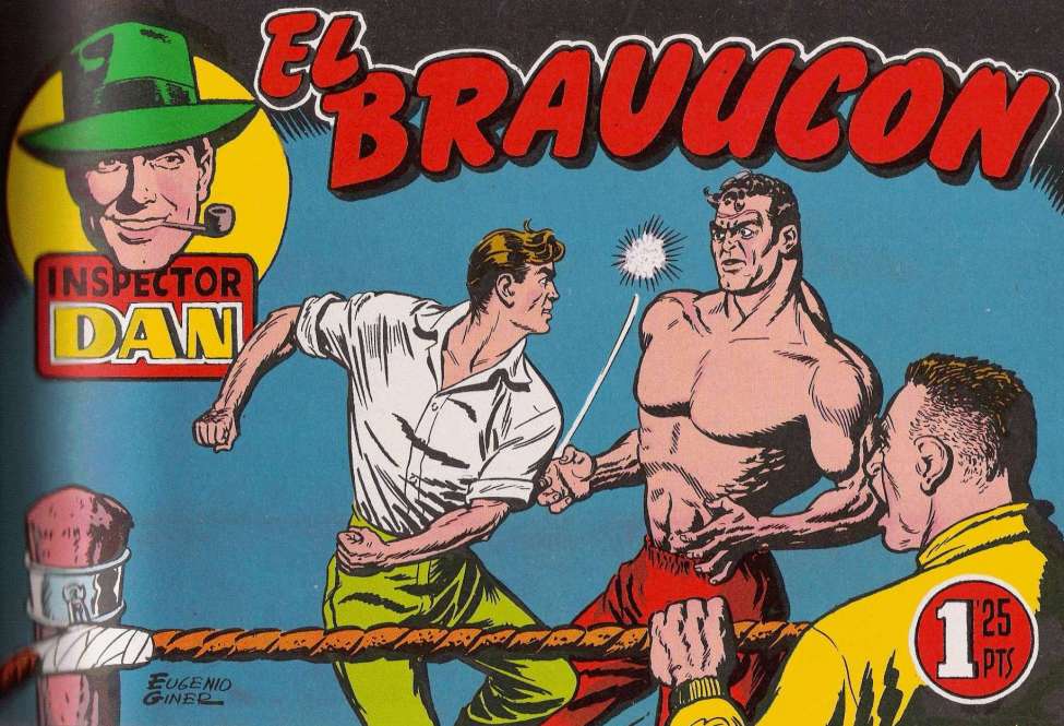 Comic Book Cover For Inspector Dan 23 - El Bravucón