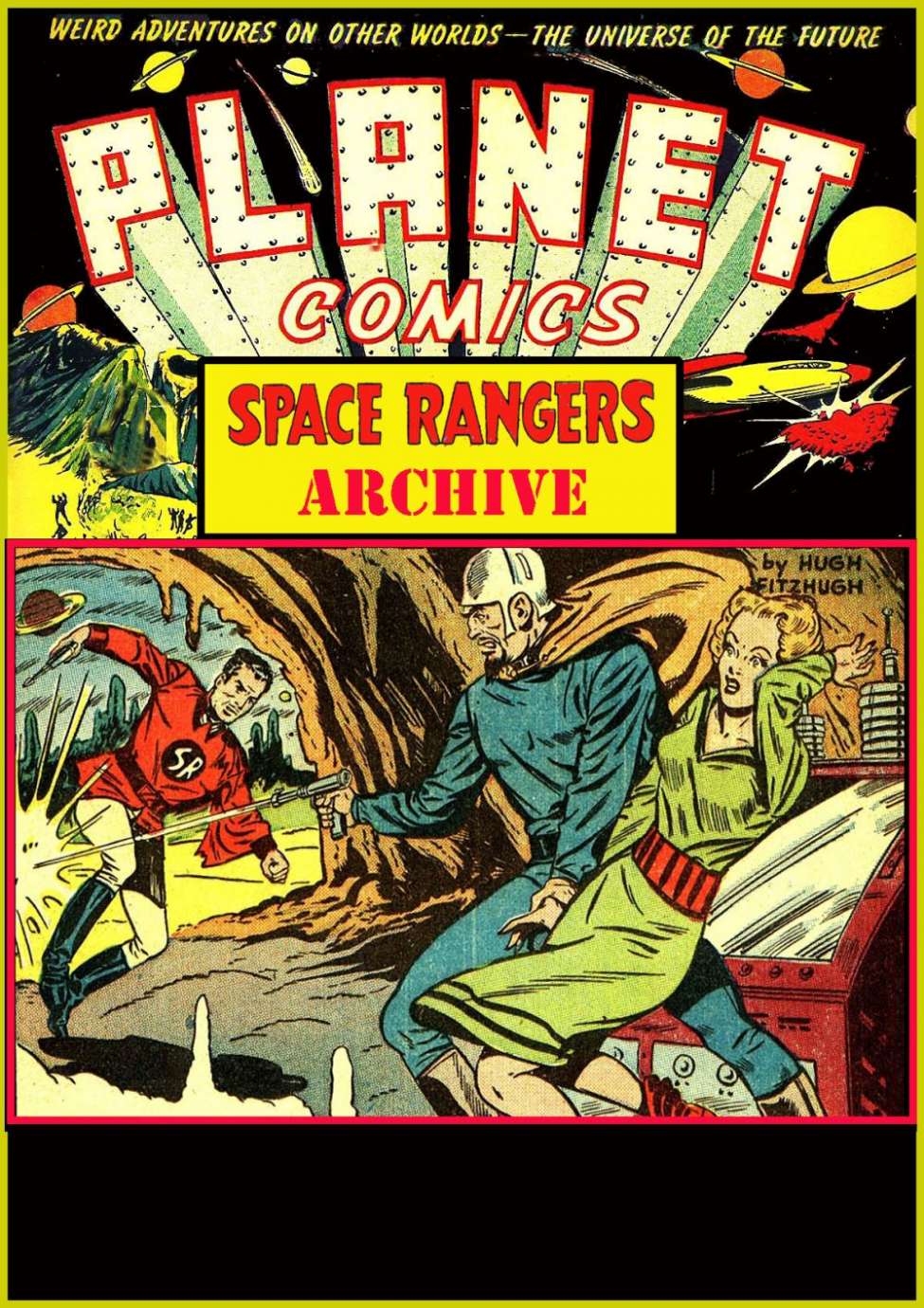 Comic Book Cover For Space Rangers Archive 4