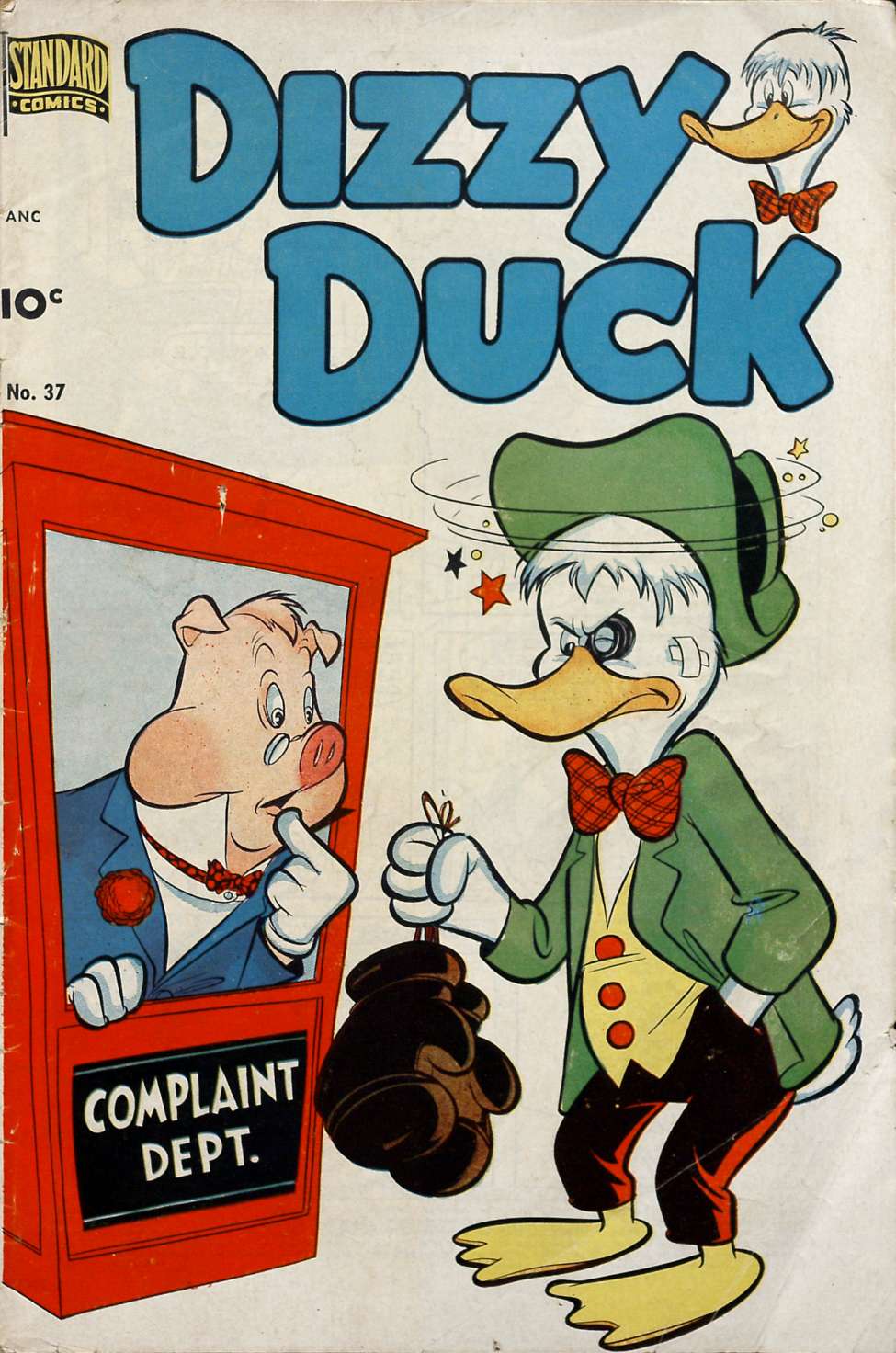 Comic Book Cover For Dizzy Duck 37