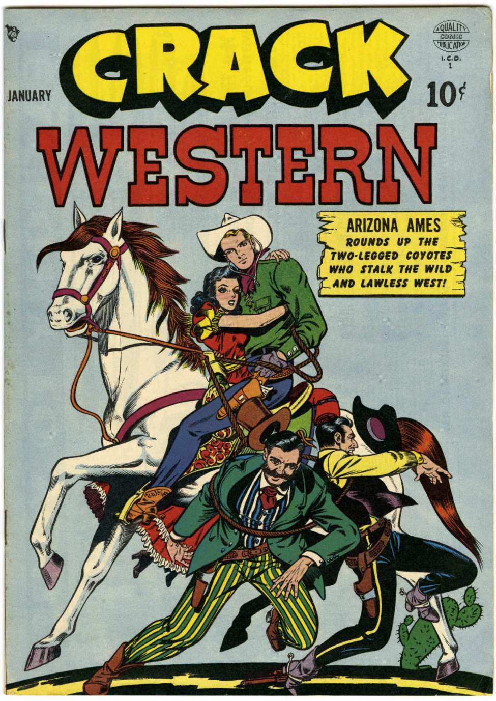Comic Book Cover For Crack Western 64 - Version 1