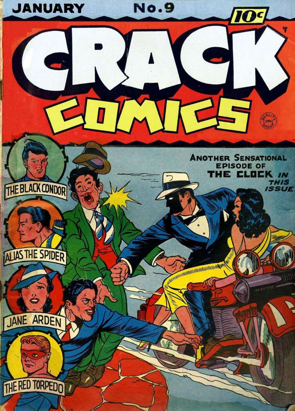 Book Cover For Crack Comics 9