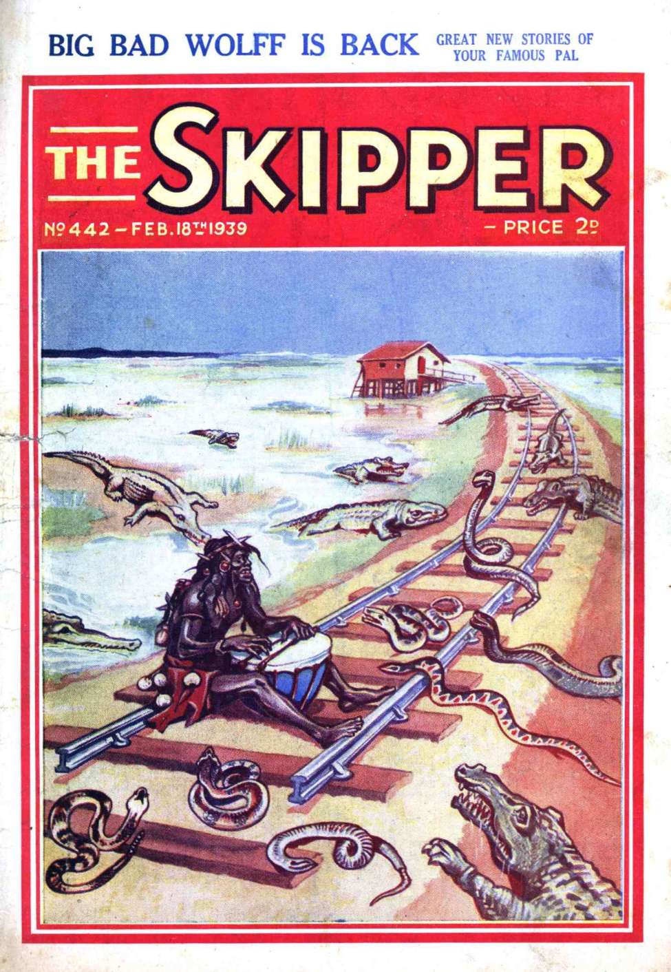 Comic Book Cover For The Skipper 442
