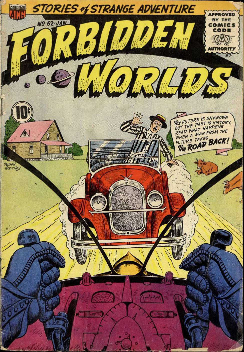 Comic Book Cover For Forbidden Worlds 62