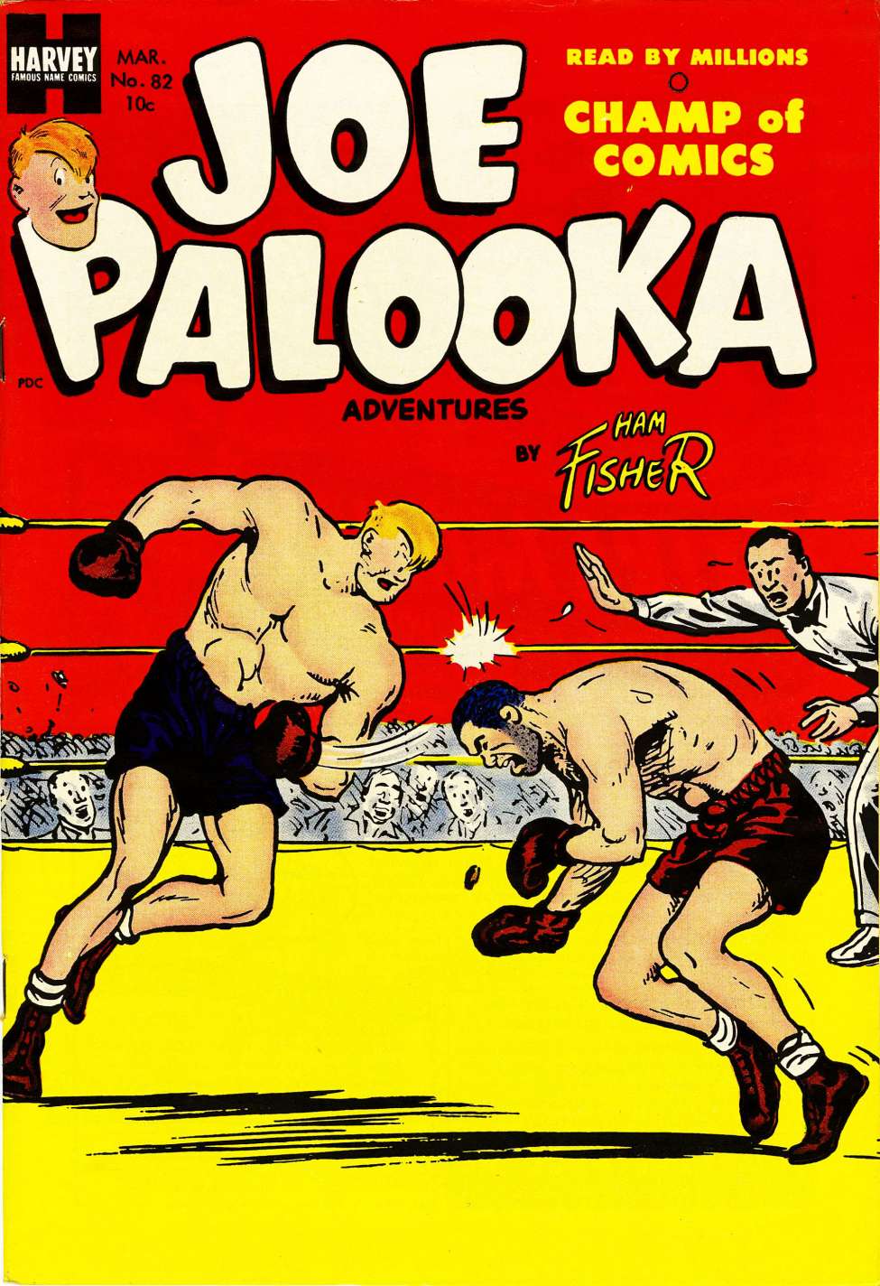 Comic Book Cover For Joe Palooka Comics 82