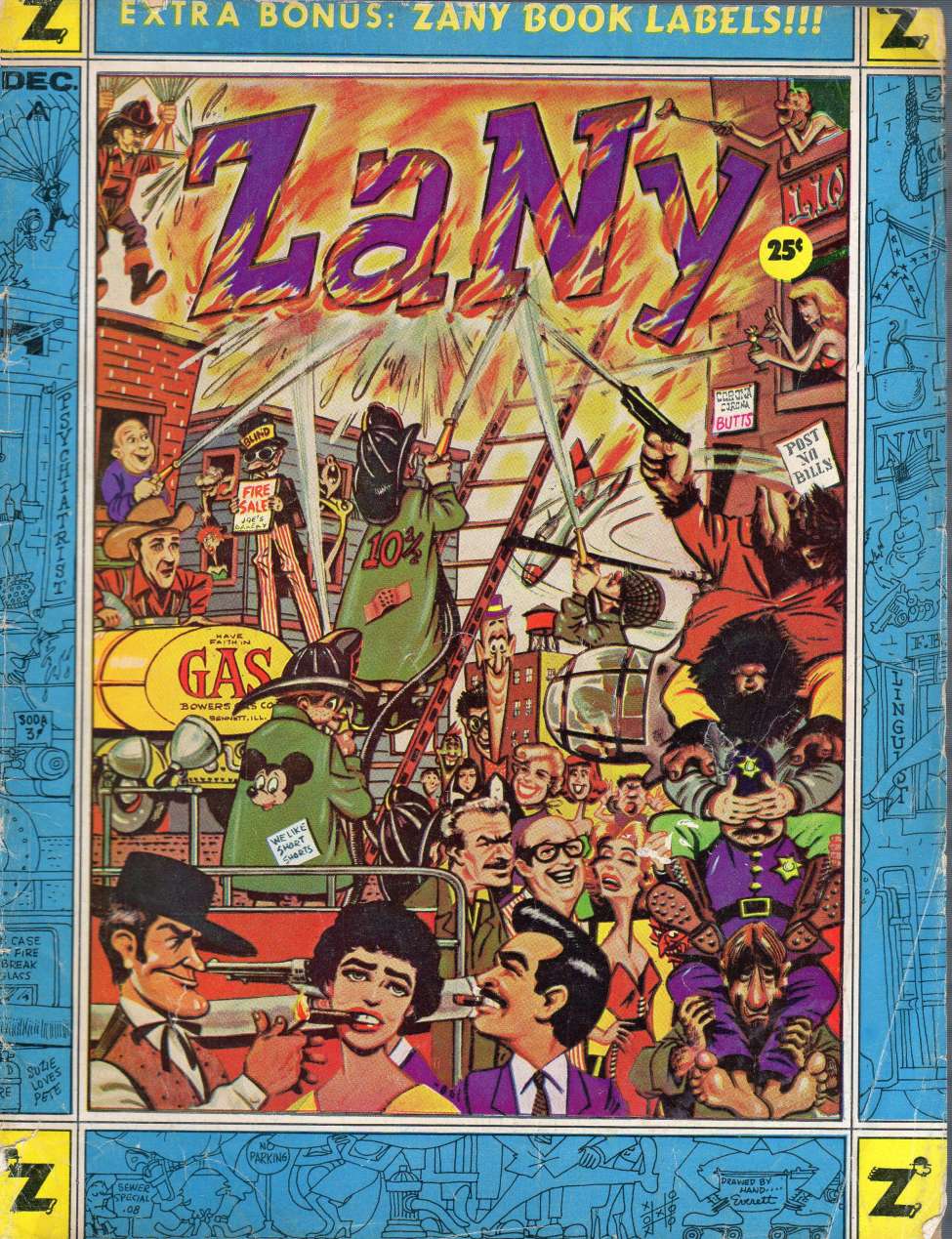Comic Book Cover For Zany 2