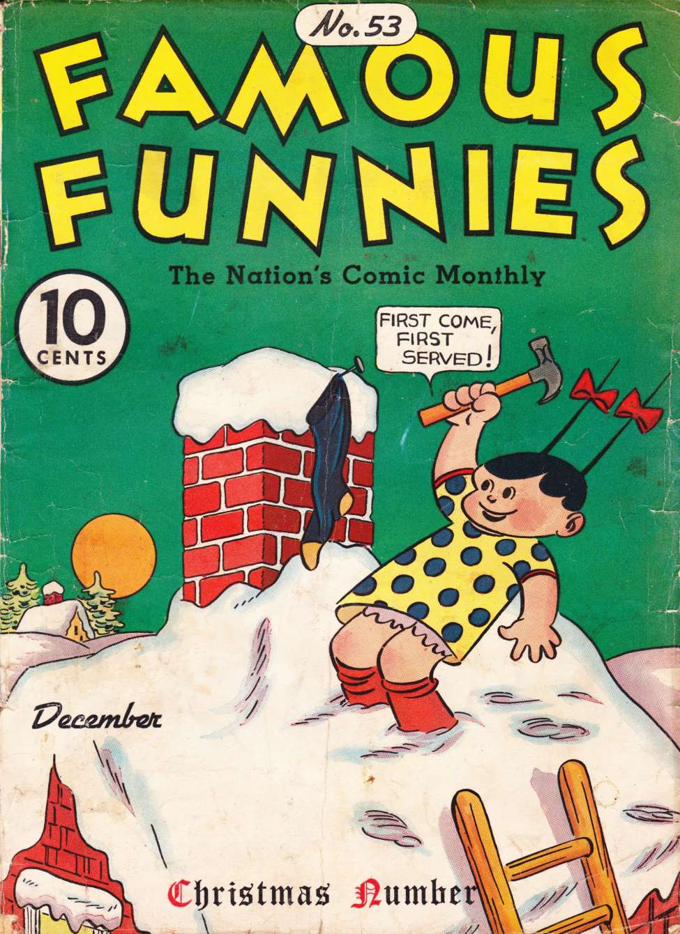 Book Cover For Famous Funnies 53