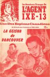 Cover For L'Agent IXE-13 v2 590 - La geisha de Vancouver