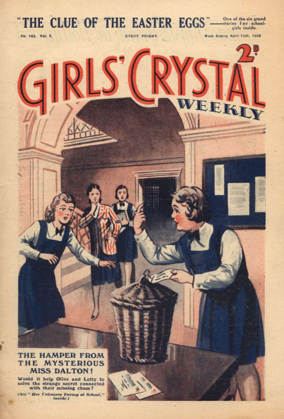 Book Cover For Girls' Crystal 182 - Brenda's Mystery Task in Hollywood
