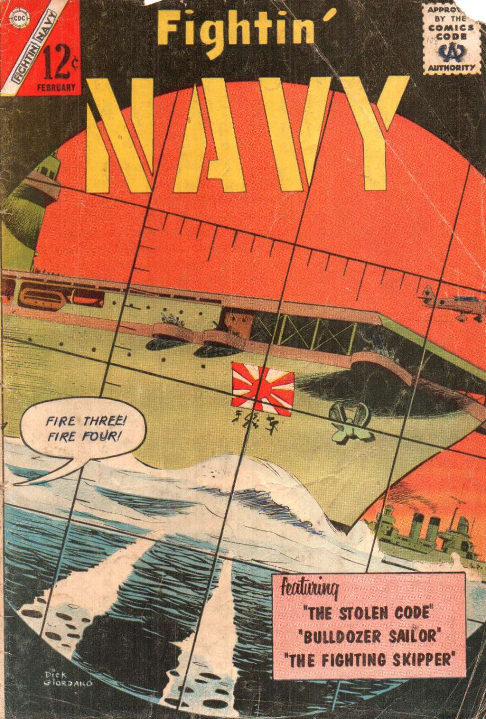 Comic Book Cover For Fightin' Navy 108