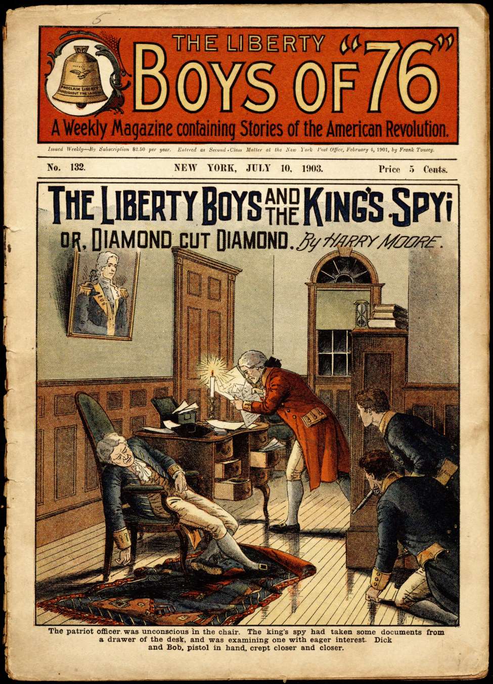 Book Cover For The Liberty Boys of 76 132 - The Liberty Boys and the King's Spy