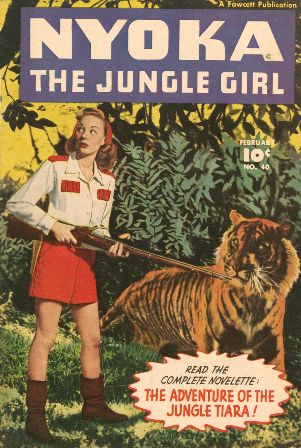 Comic Book Cover For Nyoka the Jungle Girl 40 - Version 2