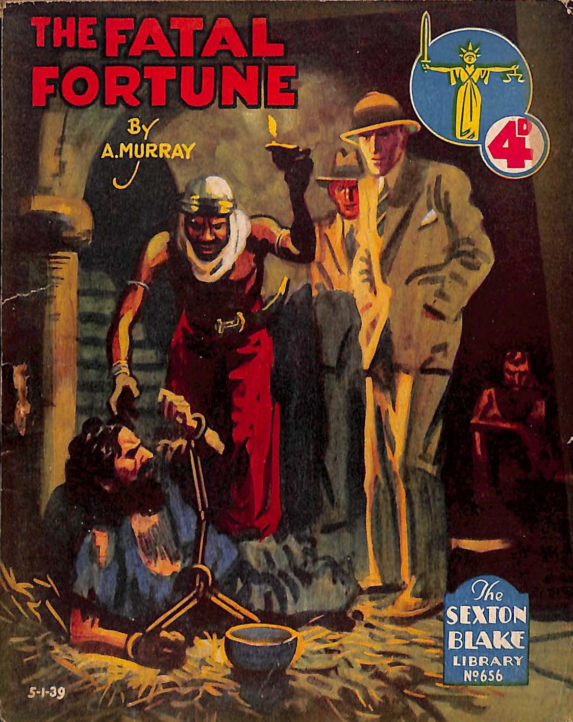 Comic Book Cover For Sexton Blake Library S2 656 - The Fatal Fortune