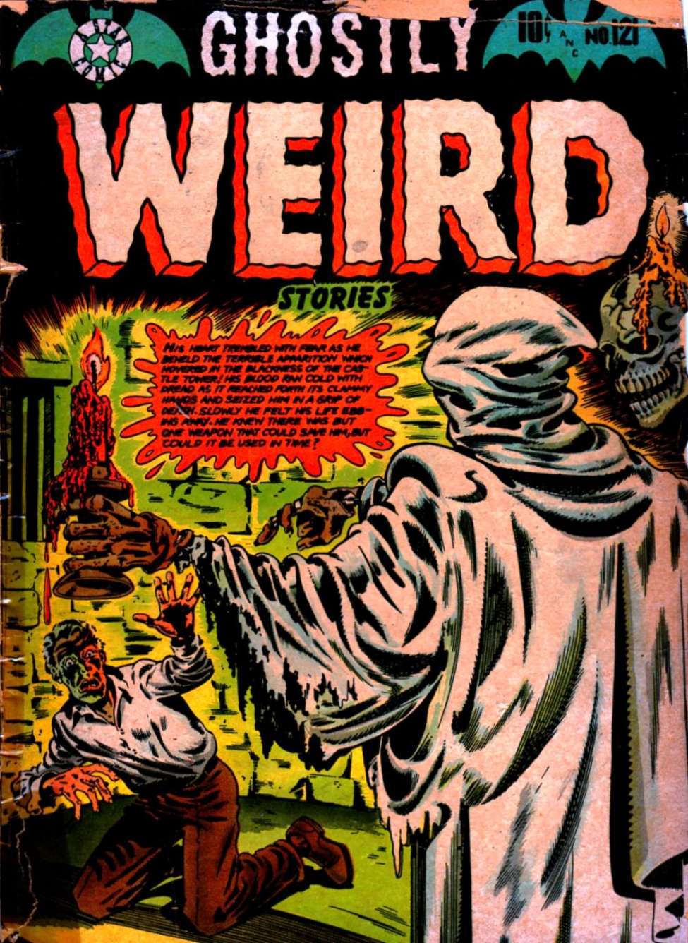 Comic Book Cover For Ghostly Weird Stories 121