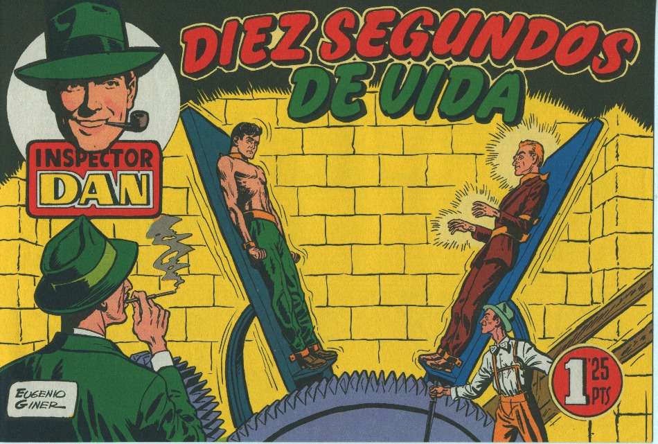 Comic Book Cover For Inspector Dan 24 - Diez Segundos de Vida